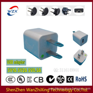 5V0.5A 5V1a 5V2a USB Power Adapter Apple Adapter 5W Adapter